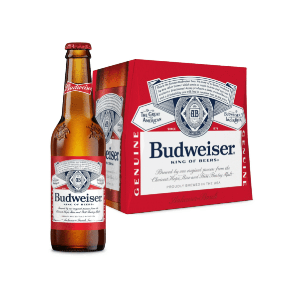 Budweiser American Lager Bottles (12 fl oz x 12 ct)