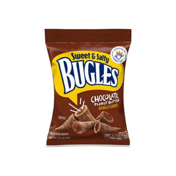 Bugles Chocolate Peanut Butter Sweet & Salty Corn Snack (3.25 oz)