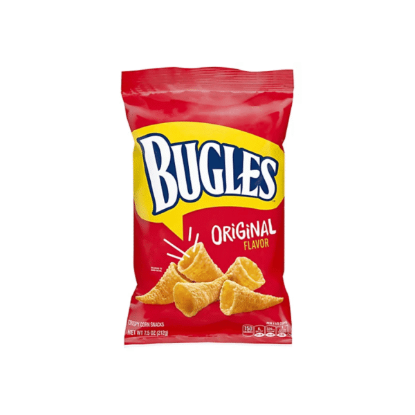 Bugles Nacho Cheese Crispy Corn Snack Bag (7.5 oz)