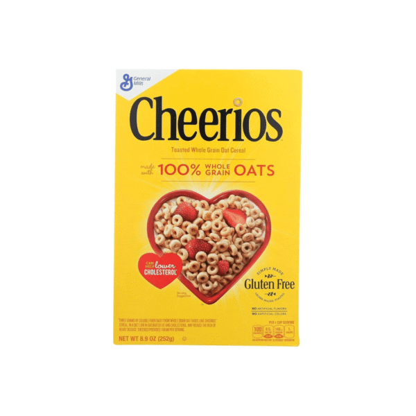 Cheerios Gluten Free Heart Healthy Whole Grain Oats Breakfast Cereal (8.9 oz)