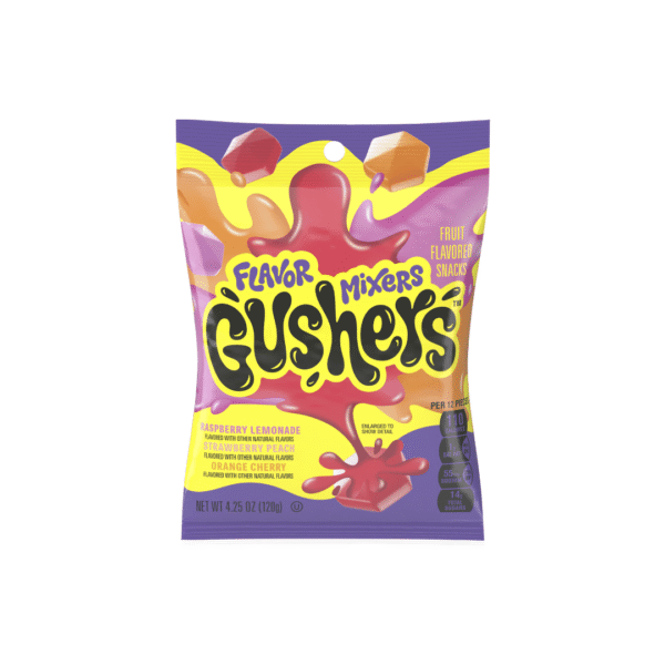 Fruit Gushers Flavor Mixers Fruit Flavored Snacks (4.25 oz)