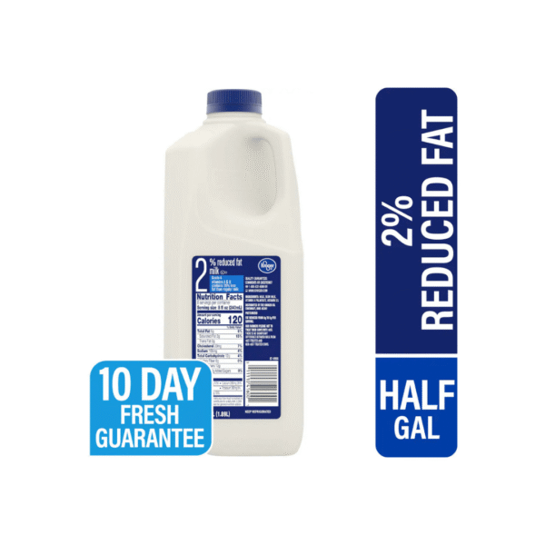 Kroger 2% Reduced Fat Milk (1/2 gal)