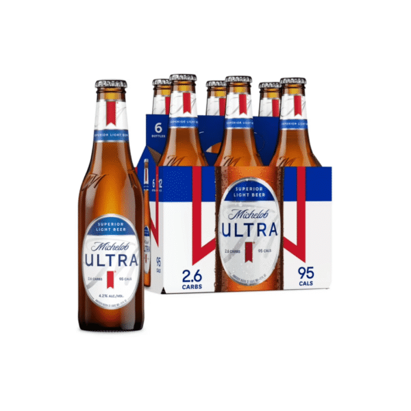 Michelob Ultra Superior American Light Lager Bottles (12 fl oz x 6 ct)