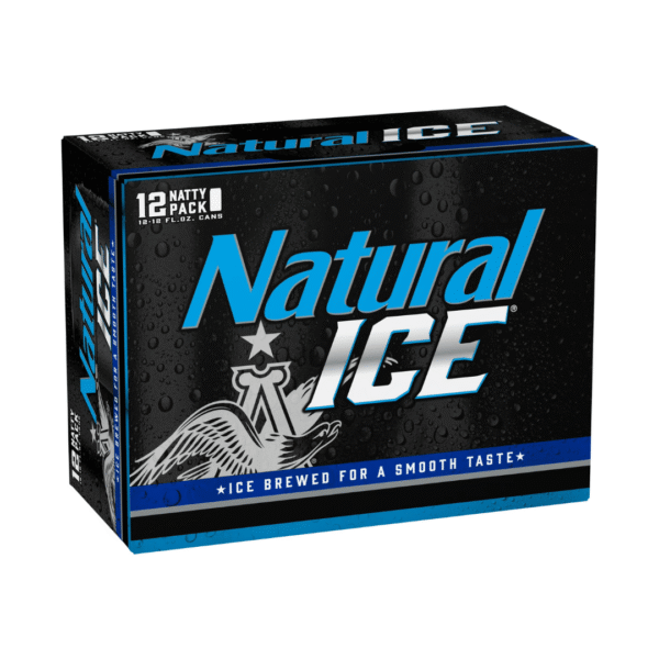 Natural Ice Lager Cans Natty Pack (12 fl oz x 12 ct)