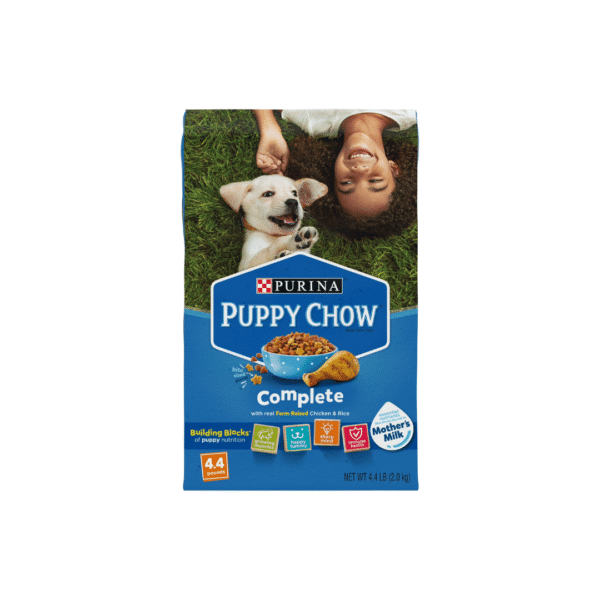 Purina Puppy Chow Chicken & Rice High Protein Complete Dry Puppy Food (4.4 lb)