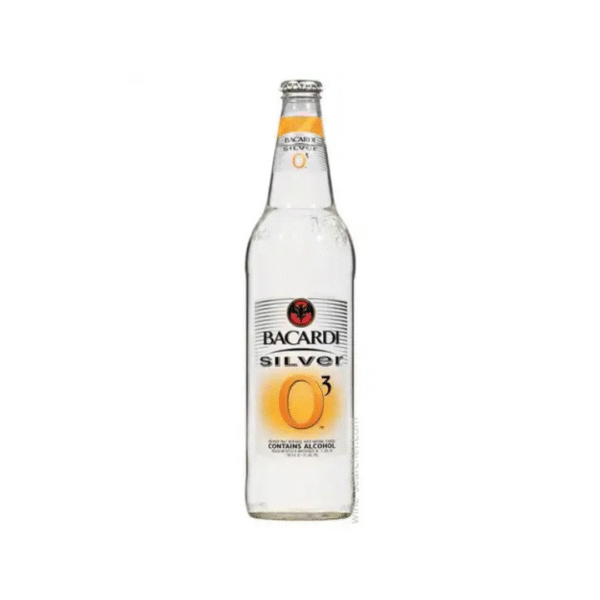 Bacardi Silver O3 Malt Beverage Bottles (12 oz x 6 ct)